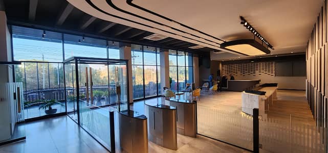 Plug n work Best Rentals Offices available I-10 Ready to Move IT 6500 Sqft Office with AC Parking Lift Security Power backup up