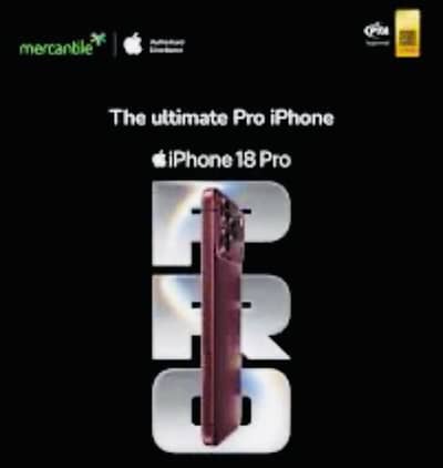 PTA APPROVED MARCANTILE AND G NEXT I PHONE 18 pro and MAX AVAILABLE