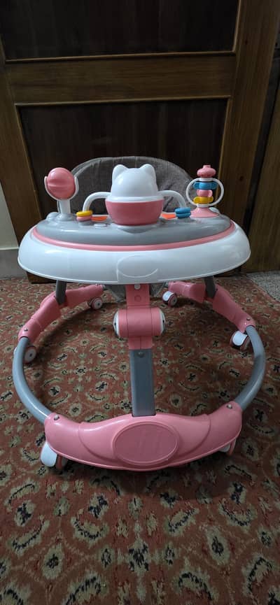 Foldable baby walker likes new