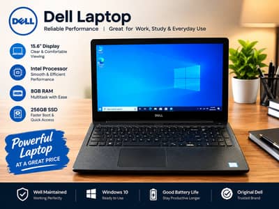 Dell Inspiron 3583 | Core i5 8th Gen | 8GB RAM | 256GB NVMe SSD