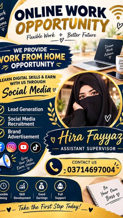 Flexible Online Work – Part Time / Full Time