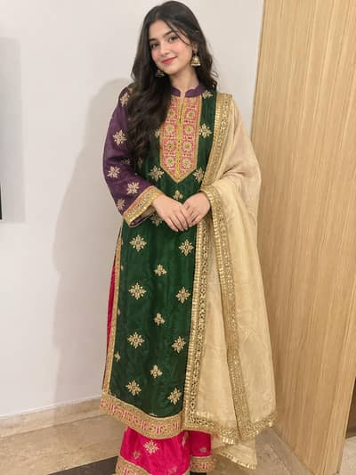 Fancy Shirt and Dupatta