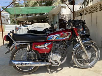 Honda CG125 2023 Karachi number