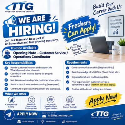 jobs for freshers
