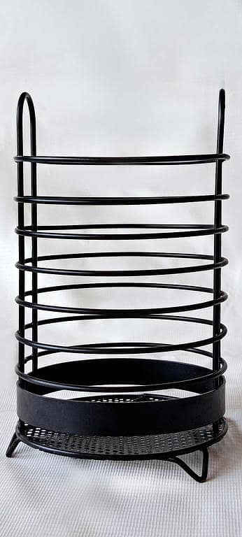 ROUND STAINLESS STEEL SPOON HOLDER