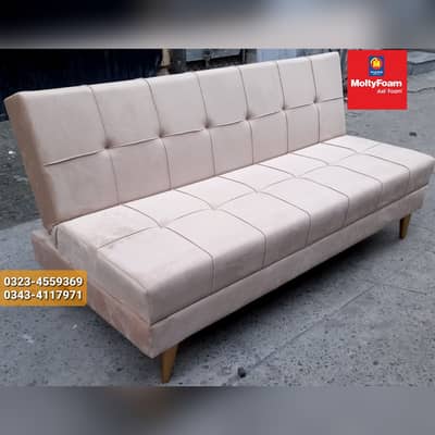 Sofa cum bed Molty double bed folding bed /Foam Mattress/Dining Table