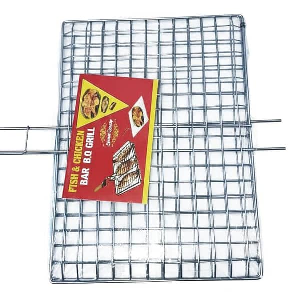 Extra Large Stainless Steel Fish Grill Stand – Heavy-Duty Rack for Home and Commercial Use