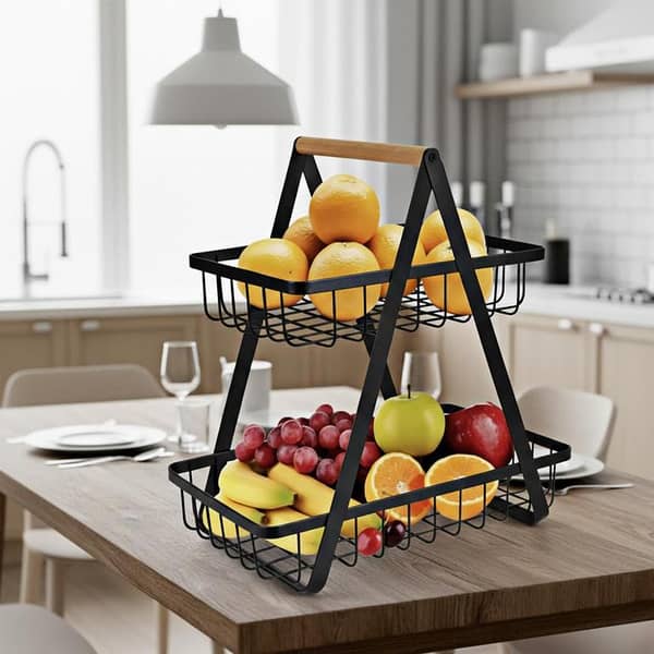Multi-Tier Kitchen Organizer – Fruit Basket & Vegetable Storage Stand