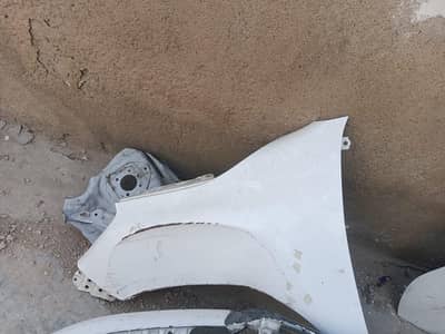 TOYOTA REVO 2.8 BODY PARTS IN ORIGINAL PAINT SUPER WHITE