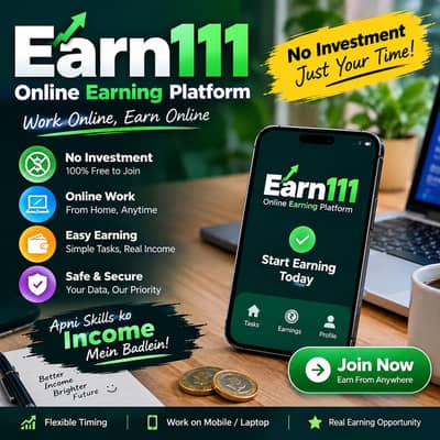 Earn Online with Earn111 – Start Today!