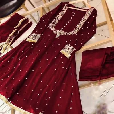 black, maroon and purple chiffon maxi