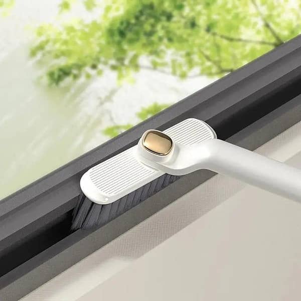 Multi Functional Rotating Bathroom Crevice Brush, No Dead Corners In The Bathroom, Hard Bristle Brush For Floor And Toilet Cleaning, Household Artifac