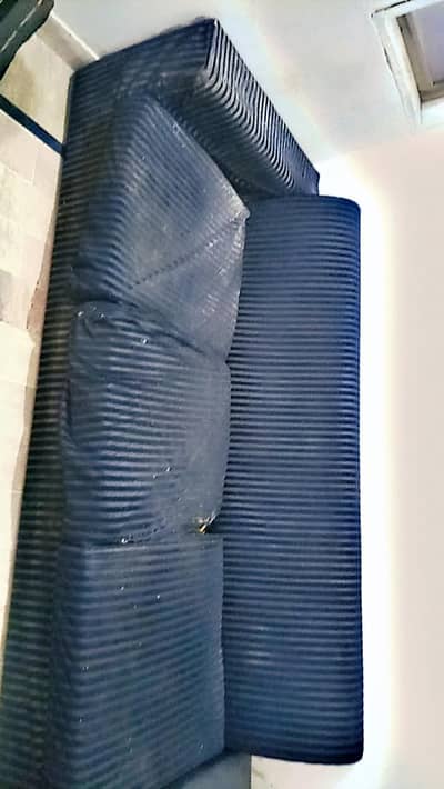 Sofa three seater black color