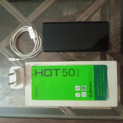 Infinix Hot 50 Pro Plus 8/256 Urgent Sell Original Box Charger