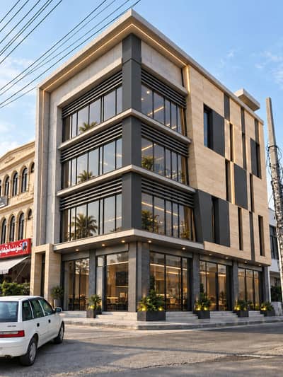 Brand New 8 Marla Full Plaza Available for Rent Valencia Town, Lahore