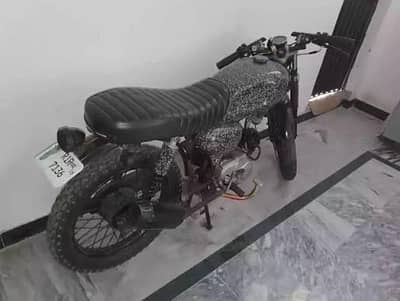 Honda CD70 2019 Cafe Racer Modified | Black | Excellent Condition