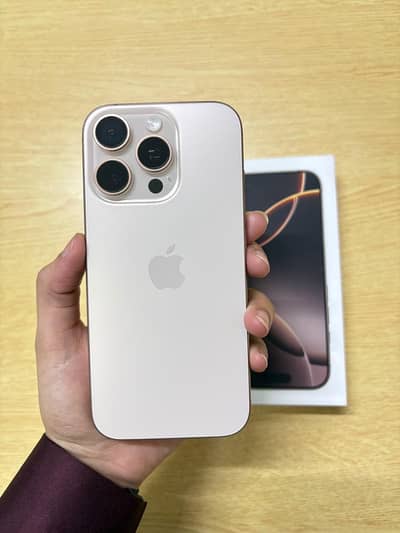 Apple iPhone 16 Pro 128gb Pta Approved with box & cable original 10/10