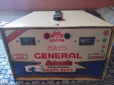 general stabilizer 4500 watt