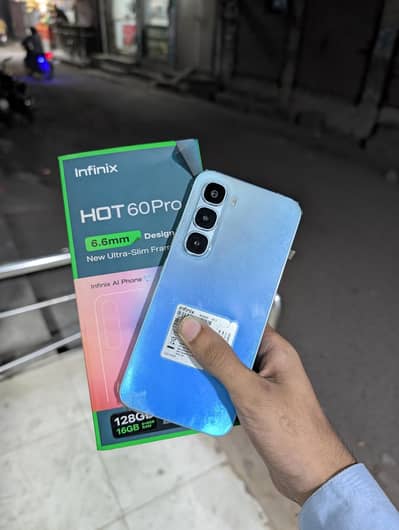 Infinix Hot 60 pro 8/128 10/10 condition lush 03254758321