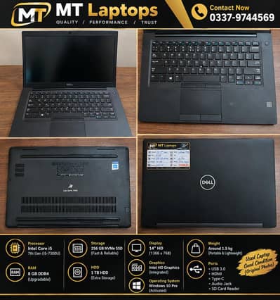 Dell Latitude 7490 – i5 7th Gen | 8GB RAM | 256GB NVMe