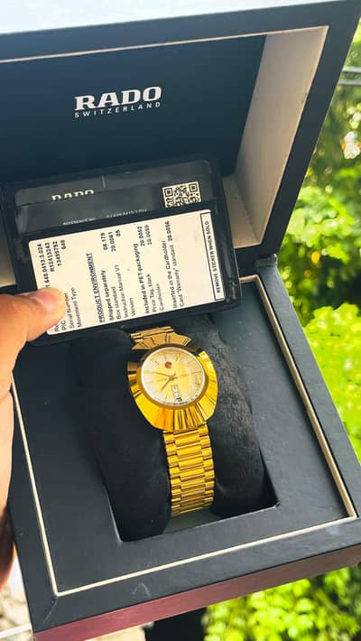 Rado diaster brand new At good price with card and box