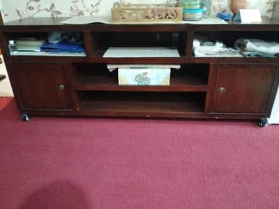 TV Console wooden best condition