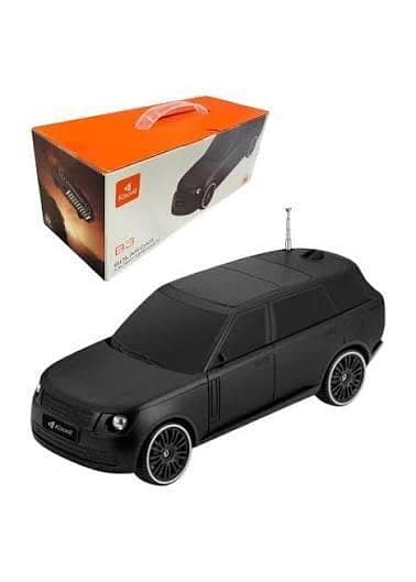 T  Car Shape Wireless Bluetooth Speaker with Solar Panel and Cabel Charging + Car Shape Speaker with long time battery + Advanced Gift Toy or Home Decoration