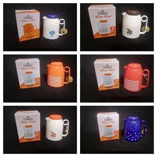 T  Mini Thermos Small Insulated Teapot Hot Cold Jug 300ml For 3 Cup