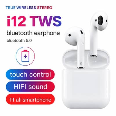 Original i12 Airpods Wireless Bluetooth Hand Free