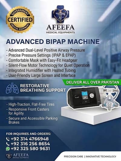 BIPAP Machine | Mask & Humidifier | ICU BIPAP Machine | Machine