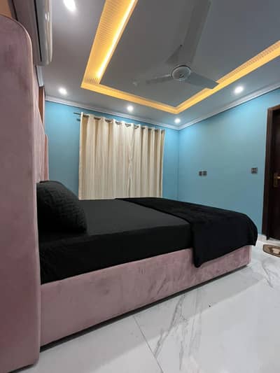 One bed Furnished apartment Daily weekly monthly Available in bahria town lahore