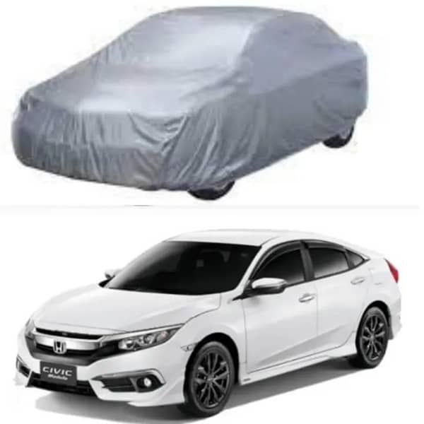 HONDA CITY & CIVIC REBORN, Toyota Corolla, Suzuki Mehran Car Top Cover – 100% Waterproof, Dust-Proof, Sun and Heat Resistant