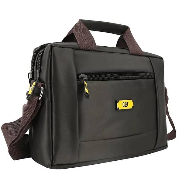 Cross Body Shoulder Bag with Adjustable Strap – Random Design, Black