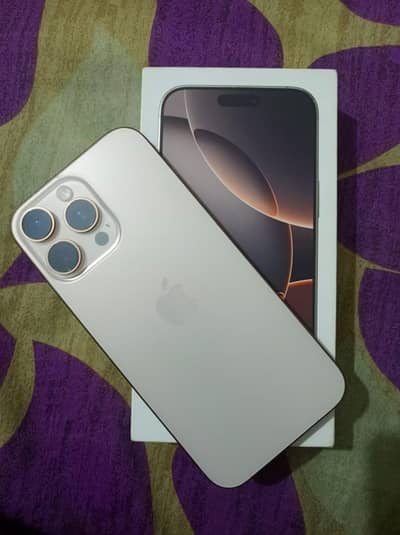 Apple iPhone 16 Pro Max Factory unlock lush condition