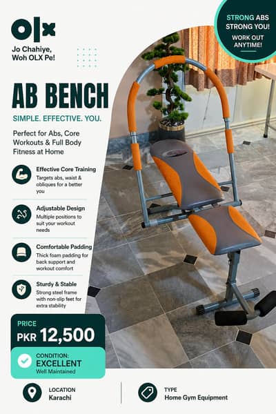 Ab Bench For Gym