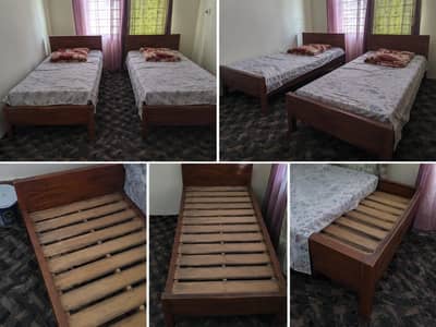 2 Bed Set for Sale | Used Double Beds | Bedroom Furniture