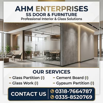 Gypsum ceiling/glass partition/gypsum board partition/cement partitio
