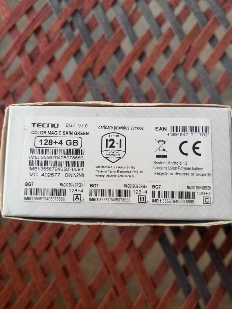 Tecno Spark 20C 6