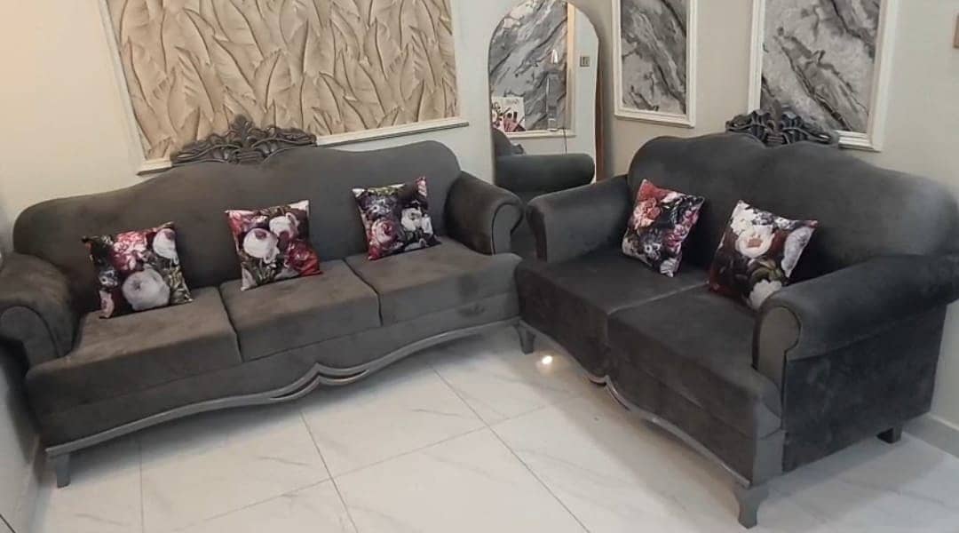 5 Seater Sofa Set|Sofa Set|Sofa|Wooden Sofa Set 3