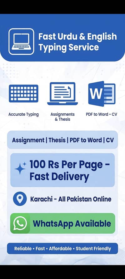 Typing work