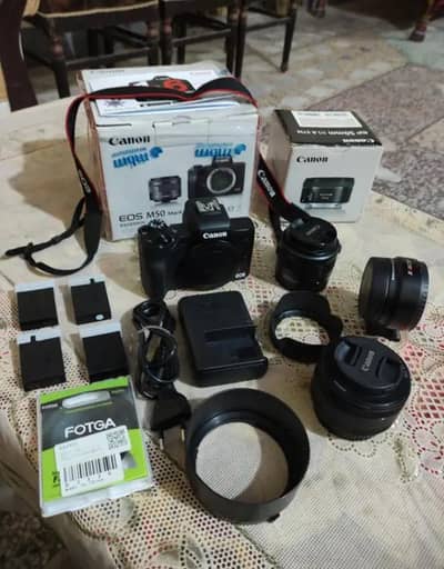 Canon EOS M50 Mark II mirrorless camera