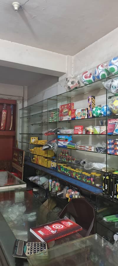 counter or glass door or glass shelfy