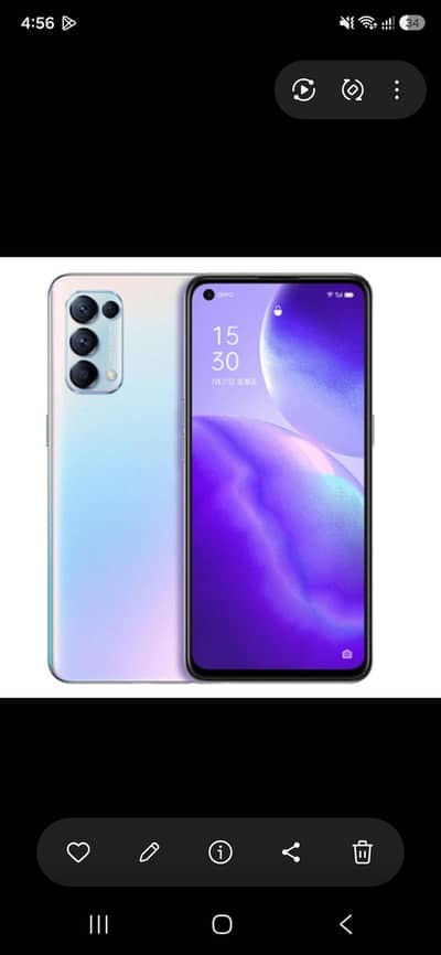 Oppo Reno 5, 8gb 128gb for Sale