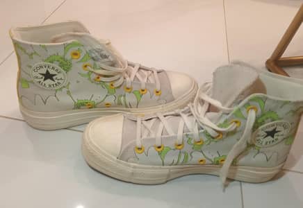 Converse Chuck Taylor All Star Lift Platform High Crafted Florals