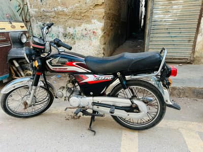 Honda CD 70 2025 Model Karachi No