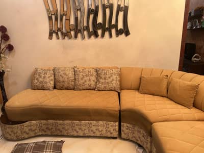 Mustard sofa set