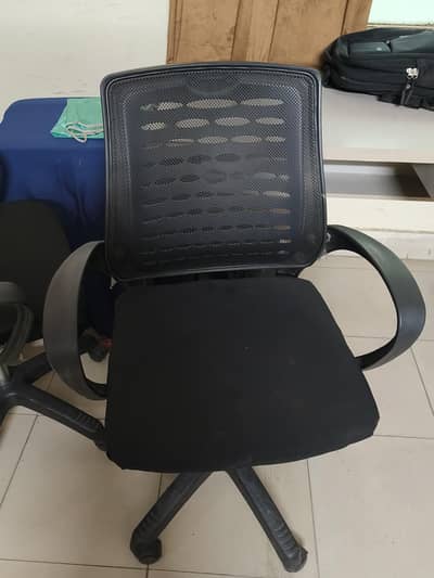 20 Black office revolving chairs available for sale in bulk quantity.