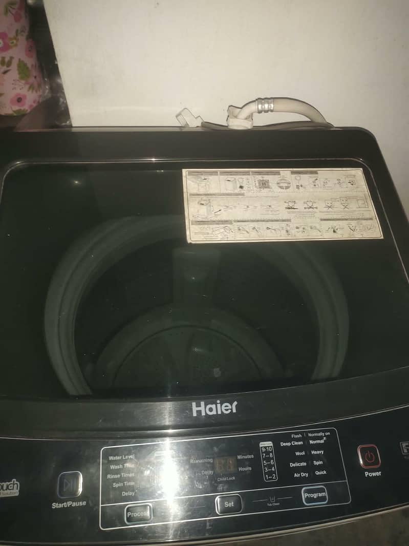 Haier Fully Automatic Top Load Washing Machine - Mint Condition 2
