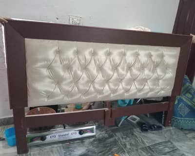 Second hand Bed with medicated mattress and 2 side tables