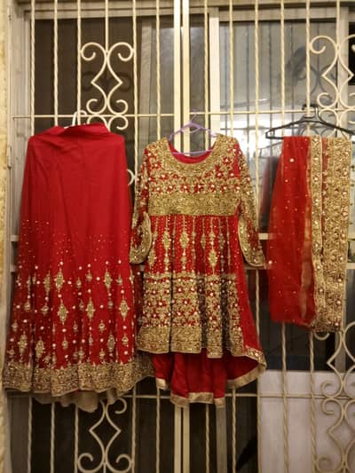 Heavy Bridal Lehenga Dress - Worn Only Once - Brand New Condition.